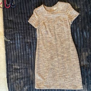Calvin Klein short sleeved tweed dress, Sz 4